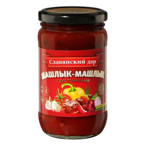 Соус Славянский дар томатный Шашлык-машлык 360г в Билла