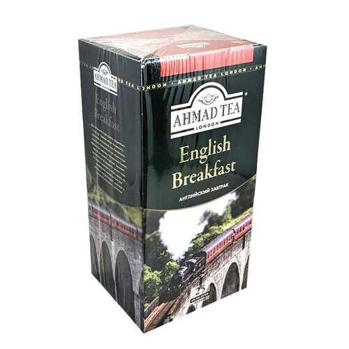 Чай Ahmad Tea английский завтрак черный 25 пакетиков 50 г в Билла