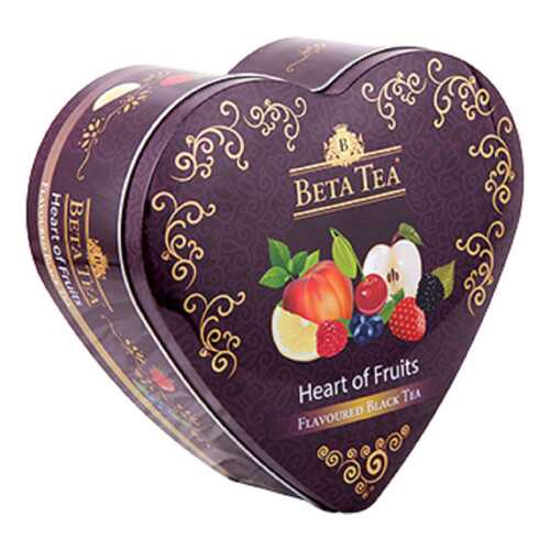 Чай Beta Tea фруктовое сердце в музыкальной шкатулке черный ассорти 40 пакетиков в Билла