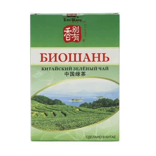 Чай БиоШань China Green Tea, зеленый листовой, 80 гр в Билла