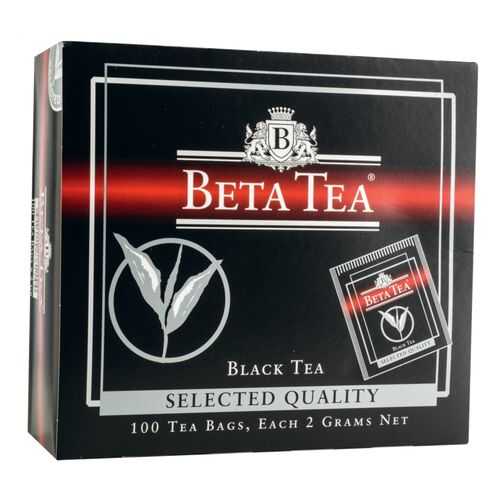Чай черный Beta Tea selected quality 100 пакетиков в Билла