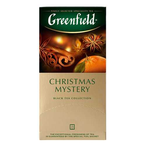 Чай черный Greenfield Christmas Mystery 25 пакетиков в Билла