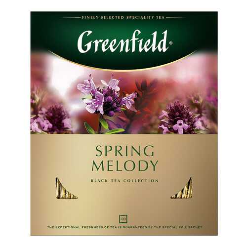 Чай черный Greenfield Spring Melody 100 пакетиков в Билла