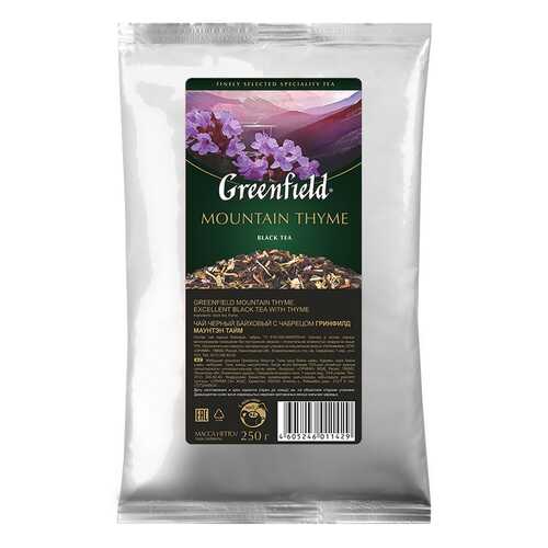 Чай черный листовой Greenfield Mountain Thyme 250 г в Билла