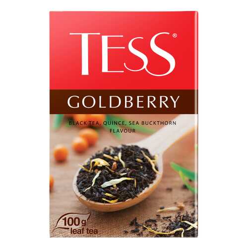 Чай черный листовой Tess Goldberry 100 г в Билла