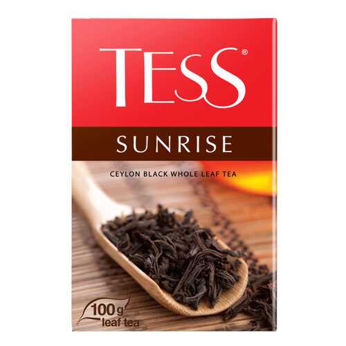 Чай черный листовой Tess Sunrise 100 г в Билла