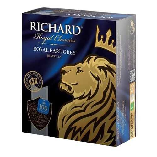 Чай черный Richard royal earl grey 100 пакетиков в Билла