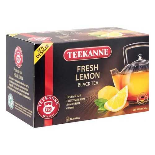 Чай черный Teekanne fresh lemon 20 пакетиков в Билла