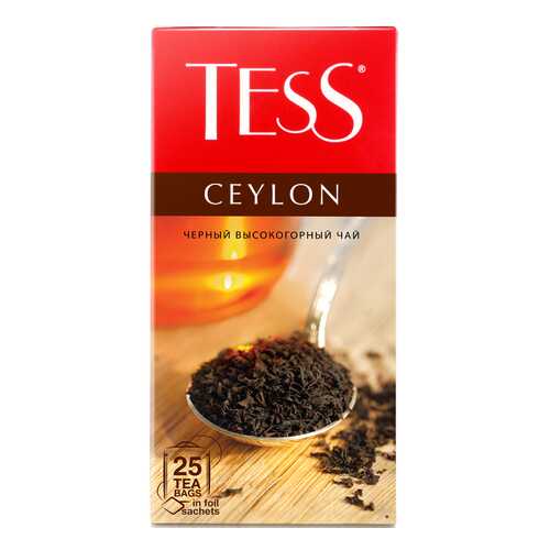 Чай черный Tess Ceylon 25 пакетиков в Билла