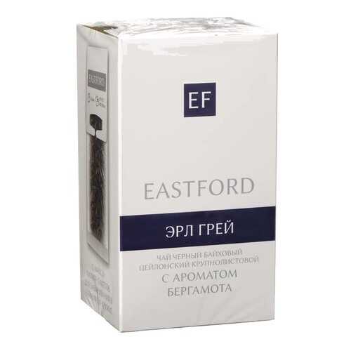Чай Eastford Эрл грей, черный листовой ароматизированный, 12 пакетиков в Билла