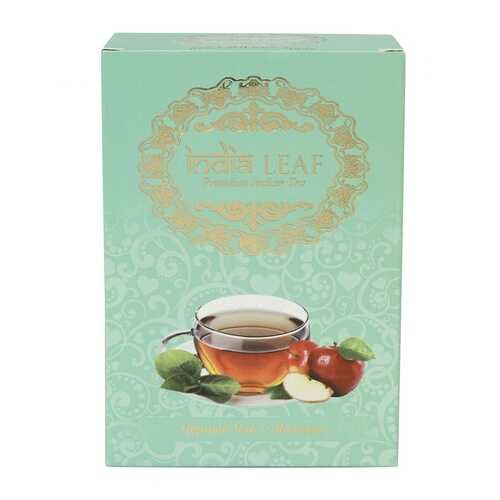 Чай India leaf С яблоком, черный среднелистовой с добавками, 100 гр в Билла