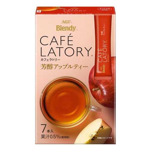 Чай растворимый AGF Cafe Latory Бленди латте яблоко в стиках 7*6.5 г в Билла