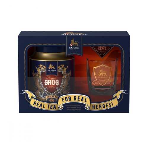 Чай Richard Royal Grog Tea Set листовой черный с добавками 120 г в Билла