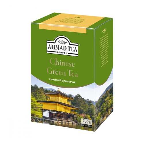 Чай зеленый Ahmad Tea Chinese Green Tea листовой 200 г в Билла