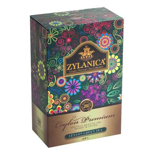 Чай зеленый листовой Zylanica ceylon premium collection 200 г в Билла