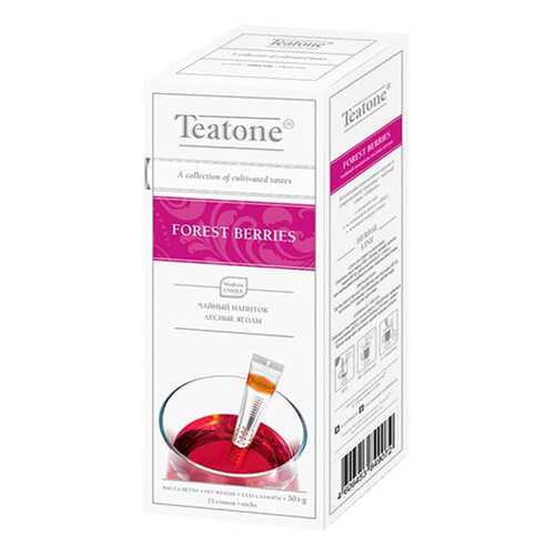 Напиток чайный Teatone forest berries лесные ягоды в стиках 15 пакетиков в Билла