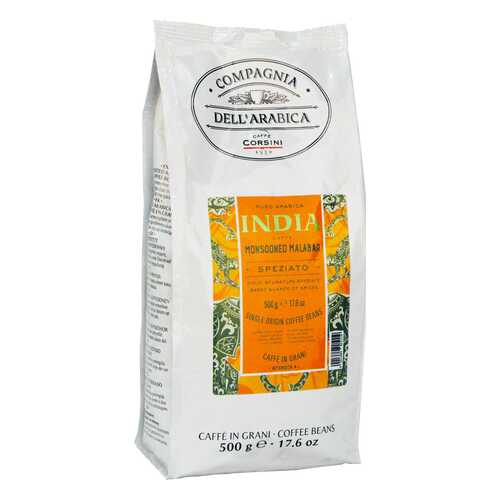 Кофе Compagnia Dell'Arabica India Monsooned Malabar в зёрнах 500 г в Билла