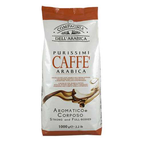 Кофе Compagnia Dell`Arabica Purissimi Arabica Aromatico Corposo в зернах 1 кг в Билла