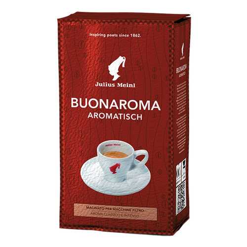 Кофе Julius Meinl buonaroma aromatisch натуральный жареный молотый 250 г в Билла