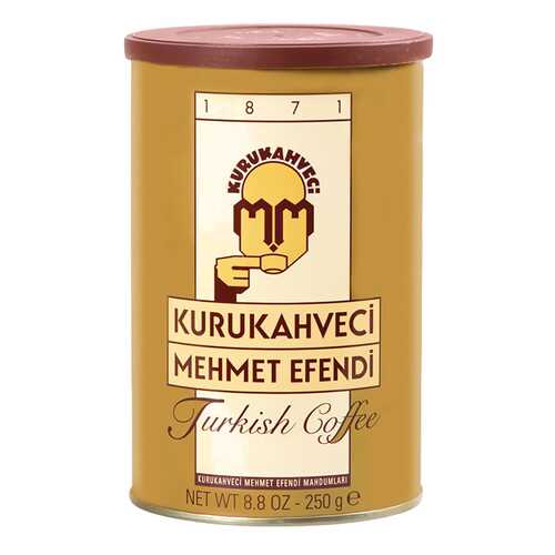 Кофе Kurukahveci Mehmet Efendi турецкий молотый обжаренный 250 г в Билла