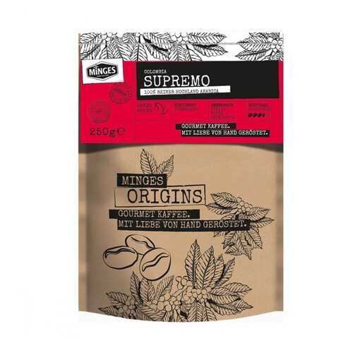 Кофе Minges Origins Colombia Supremo в зернах 250 г в Билла