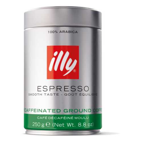 Кофе молотый ILLY deca без кофеина 250 г в Билла