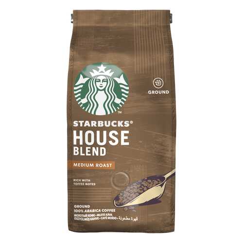 Кофе молотый Starbucks House Blend средней обжарки 200 г в Билла