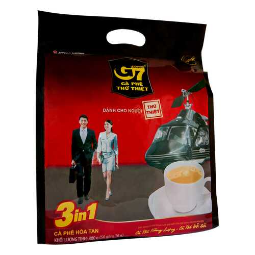 Кофе растворимый G7 3in1 50 пак*16 г в Билла