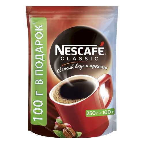 Кофе растворимый Nescafe classic пакет 350 г в Билла
