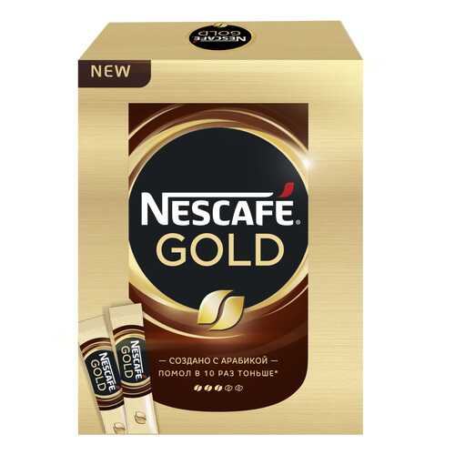 Кофе растворимый Nescafe gold натуральный сублимированный 2 г 30 пакетиков в Билла