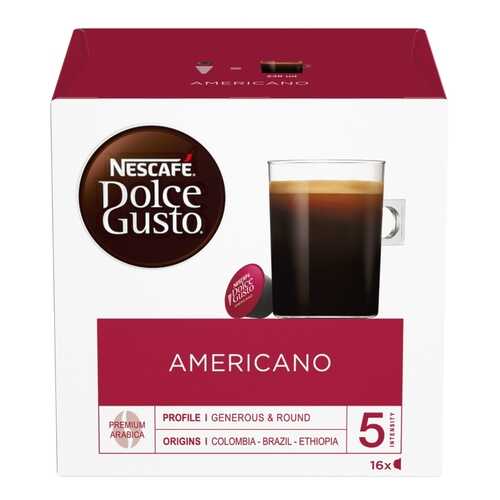 Кофе в капсулах Dolce Gusto americano 16 капсул в Билла
