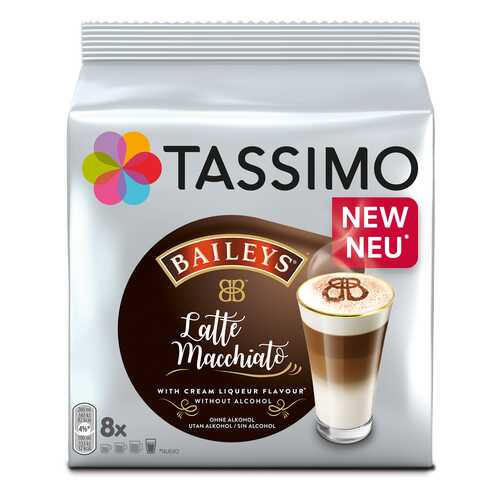 Кофе в капсулах Tassimo Latte Macchiato Baileys 8 порций в Билла