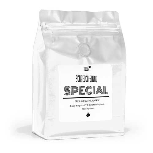 Кофе в зернах Black coffee beans Special, 250 г в Билла
