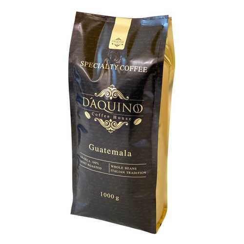 Кофе в зернах DAQUINO 100% светлая обжарка Арабика Гватемала Спешиалти (Specialty) 1000 г в Билла