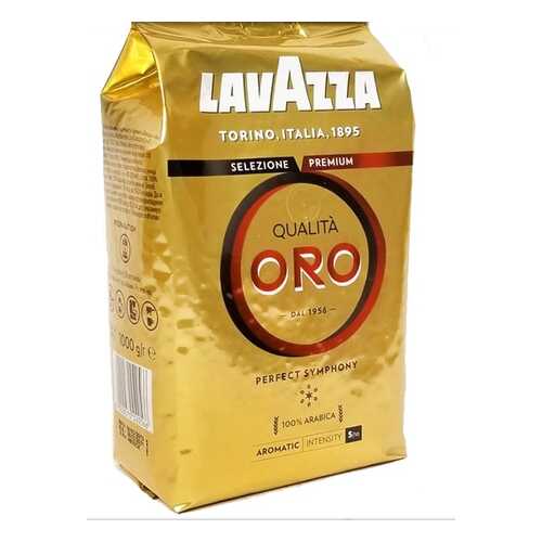 Кофе в зернах Lavazza qualita oro 1000 г в Билла