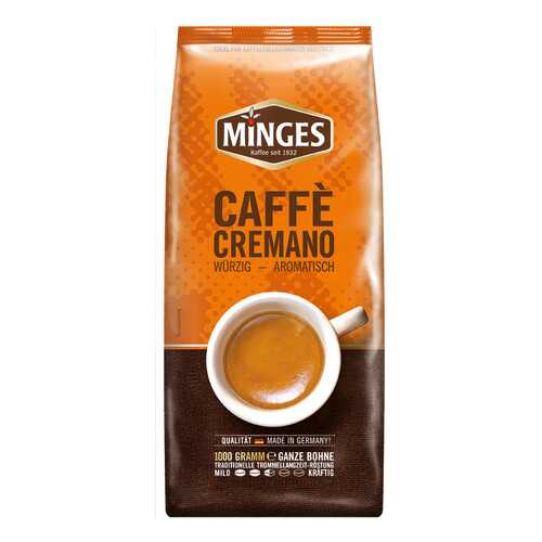 Кофе в зернах Minges caffe cremano 1000 г в Билла