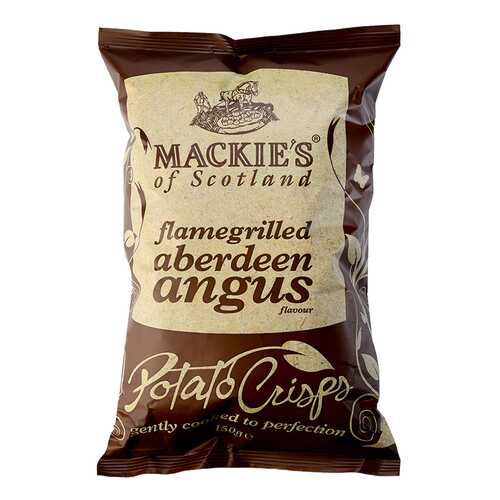 Чипсы картофельные Mackie's с говядиной абердин-ангус на гриле 150 г в Билла