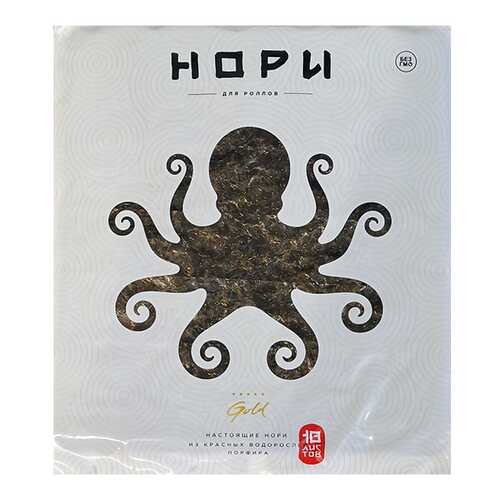 Водоросли нори Gold для роллов 10 листов 25 г в Билла