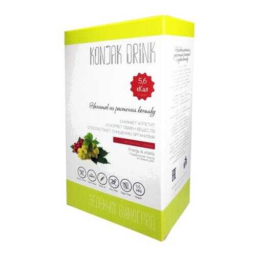 Десерт бескалорийный Konjak Drink зеленый виноград 133 г в Билла