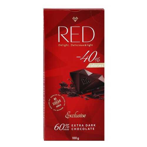 Шоколад Red Exclusive экстра темный какао 60% 100 г в Билла