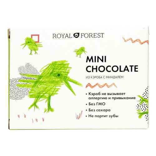 Шоколад Royal Forest из кэроба с миндалем 30г в Билла