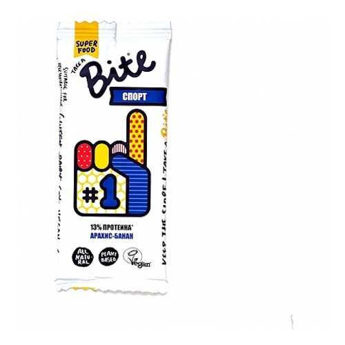 Батончик Bite фруктово-ореховый спорт арахис-банан 45 г в Билла