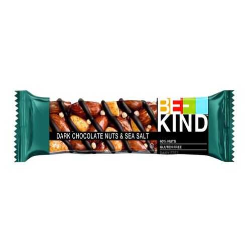 Ореховый батончик BE-Kind с горьким шоколадом и морской солью 40г в Билла