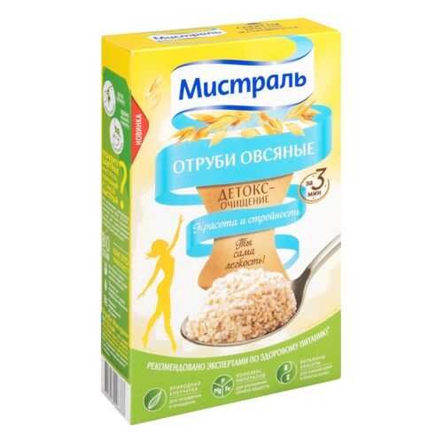 Отруби Мистраль детокс-очищение овсяные 400 г в Билла