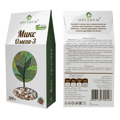 Микс омега-3 Оргтиум 200 г в Билла