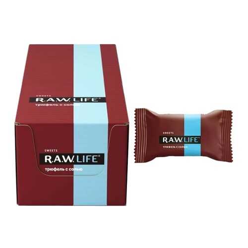 R.A.W. Life Sweets Конфеты (коробка 20шт) (Трюфель с солью) в Билла