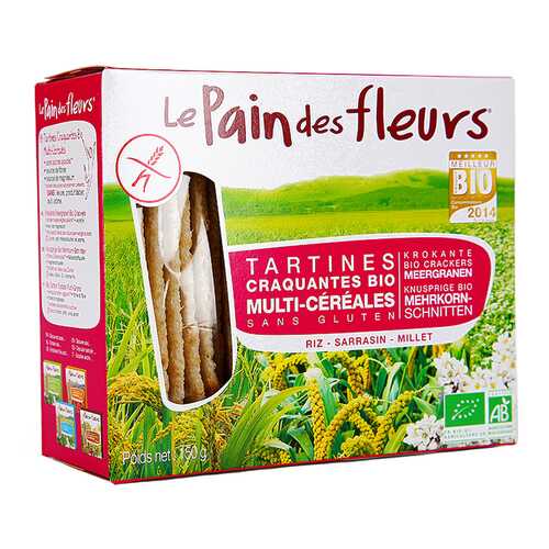Хлебцы Pain des fleurs без глютена мультизлаковые 150 г в Билла
