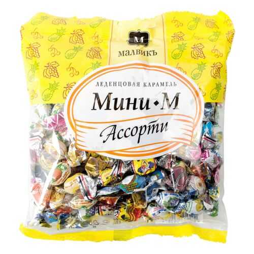 Карамель мини-м Малвикъ ассорти 180 г в Билла