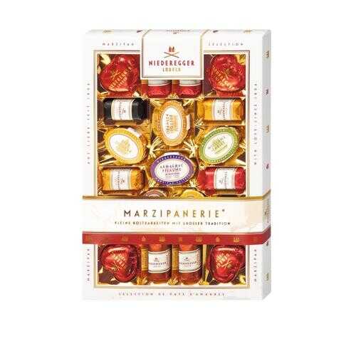 Набор конфет NIEDEREGGER Марцмпанерия из марципана в горьком шоколаде 50% какао 270г в Билла