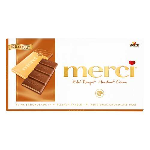 Набор конфет шоколадных Merci ореховый крем 112 г в Билла